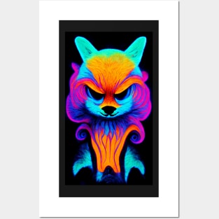 Smirking Fox - Psychedelic Posters and Art